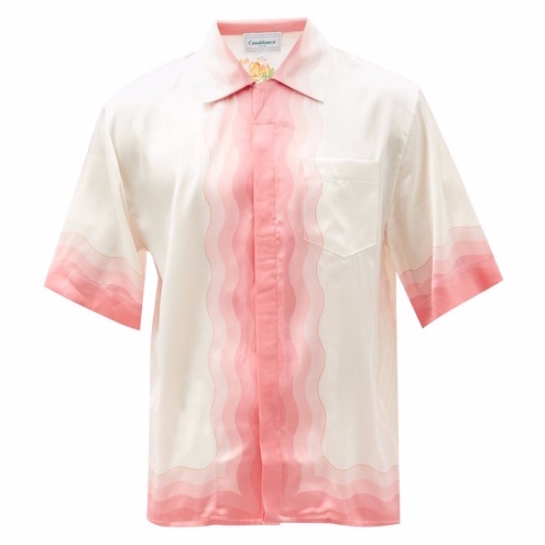 Áo sơ mi Casablanca kapalia print shirt ss21