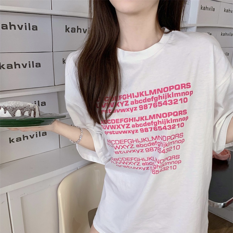 NRVP Áo Thun Cotton Tay Ngắn Cổ Tròn Màu Trơn Thời Trang Dành Cho Nữ