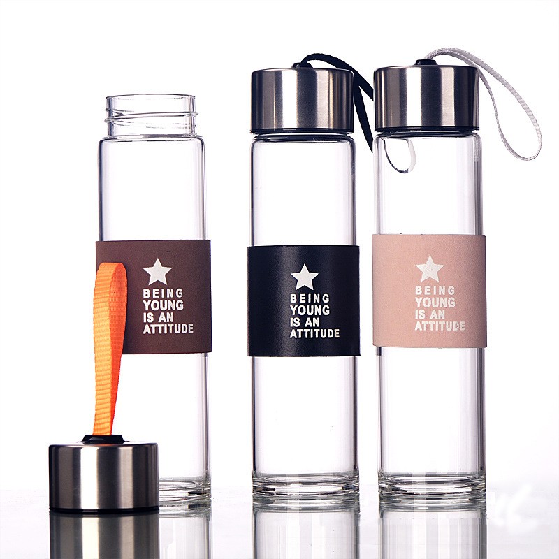 Bình Nước Thủy Tinh 450ml