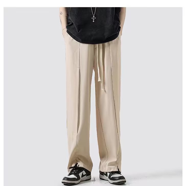 Quần Dài Dáng Rộng Lưng Thun Co Giãn Thoải Mái Thời Trang Hàn Quốc Size M-3XL Cho Nam