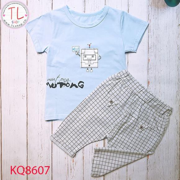 Thời trang trẻ em - Bộ áo quần râu hổ đáng yêu - bộ bé trai - bộ bé gái