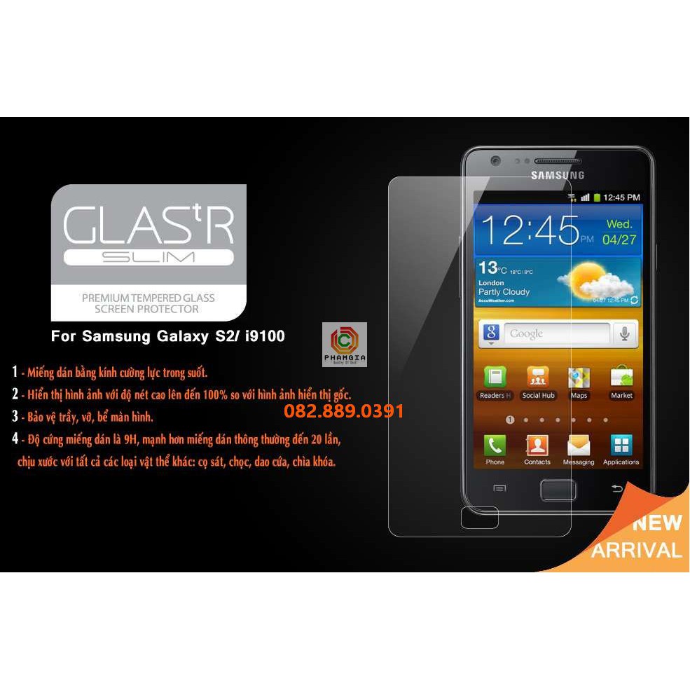 Dán cường lực Samsung S2/S3/S4/S5 nano dẻo siêu bền siêu bảo vệ