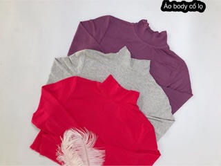 ÁO THUN BODY CỔ LỌ TAY DÀI