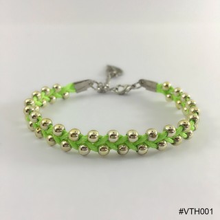 Vòng tay kết cườm đan kiểu tết tóc