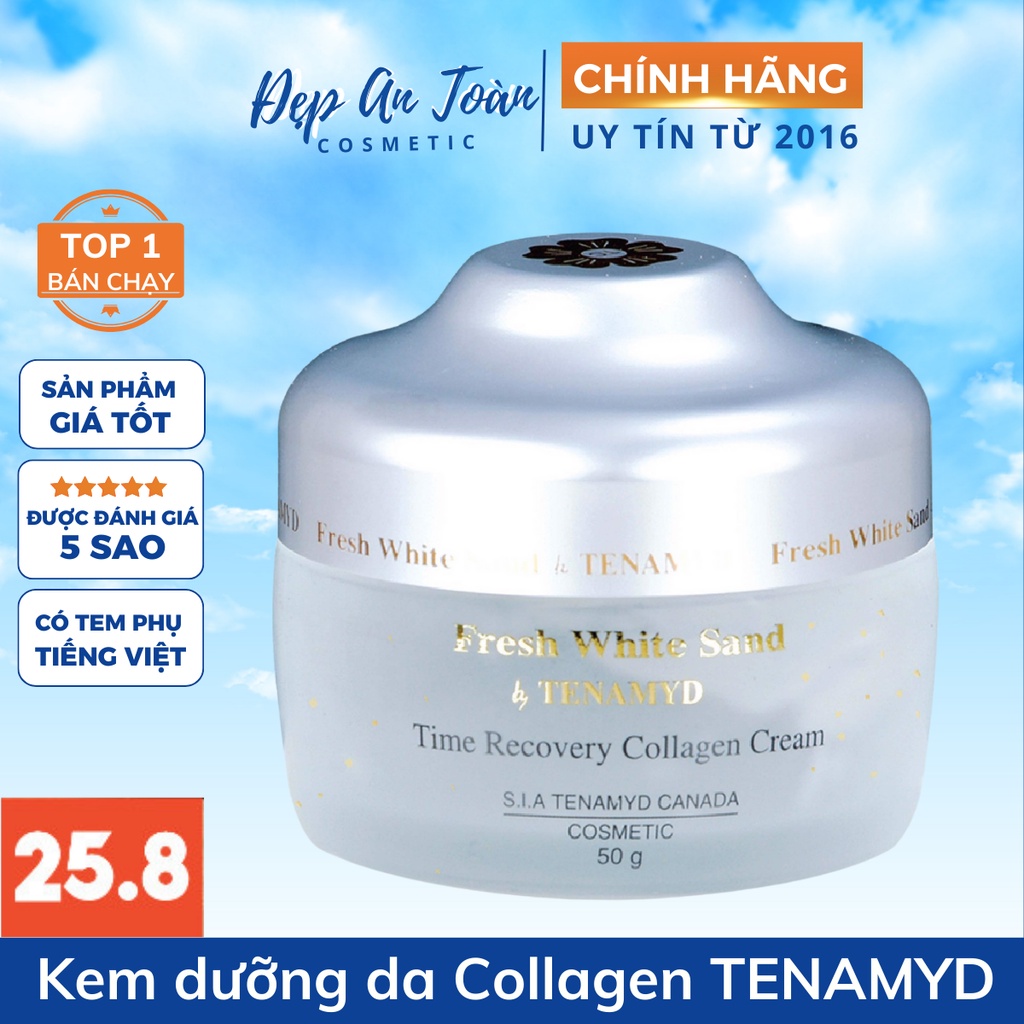 Kem dưỡng phục hồi Collagen Tenamyd 50gr (Kem dưỡng da Collagen Tenamyd) - Time Recove