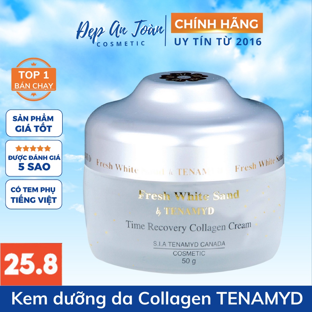 Kem dưỡng phục hồi Collagen Tenamyd 50gr  - Time Recove