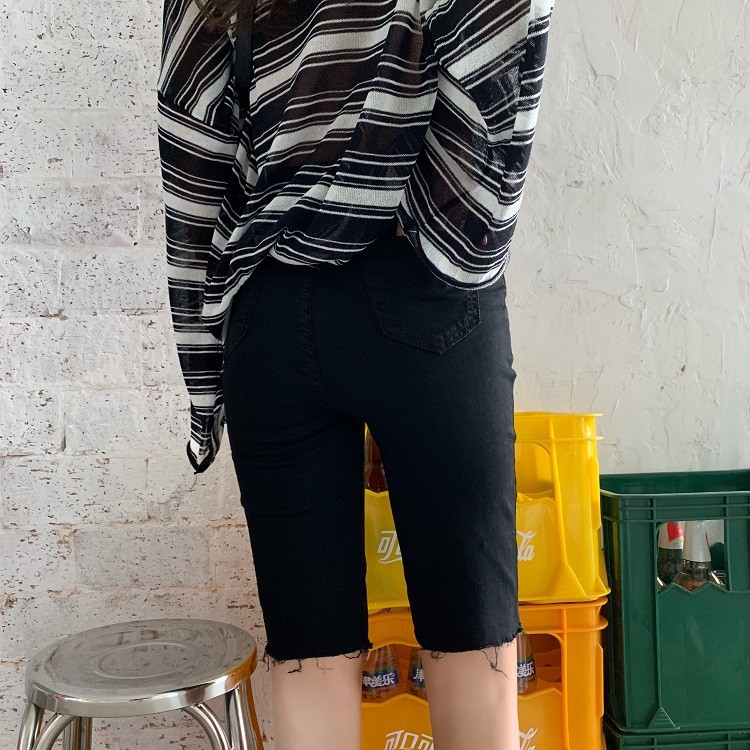 [SẲN] Quần shorts lửng jean nữ Ulzzang Quảng Châu QLJ39