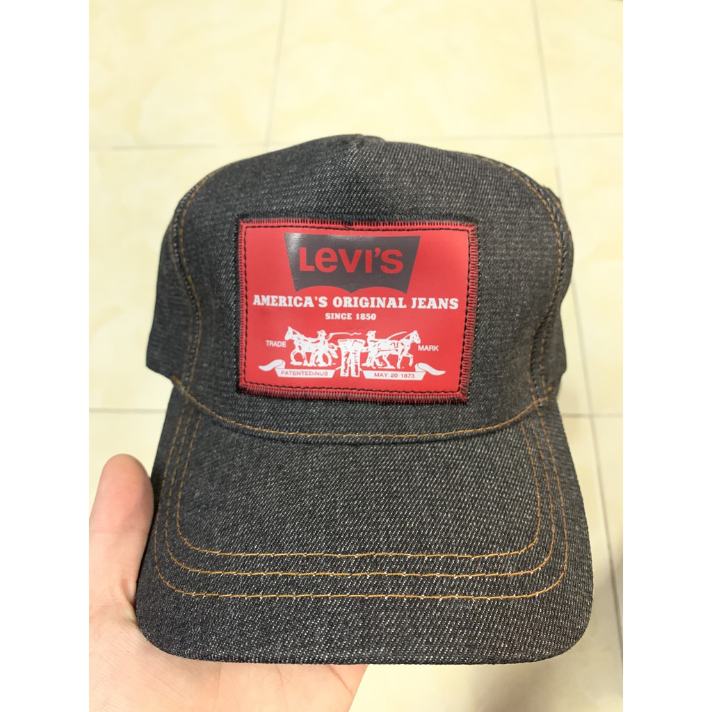 Mũ vải bò Levi''s cho nam giới loại 1 (Ảnh thật tại kho)
