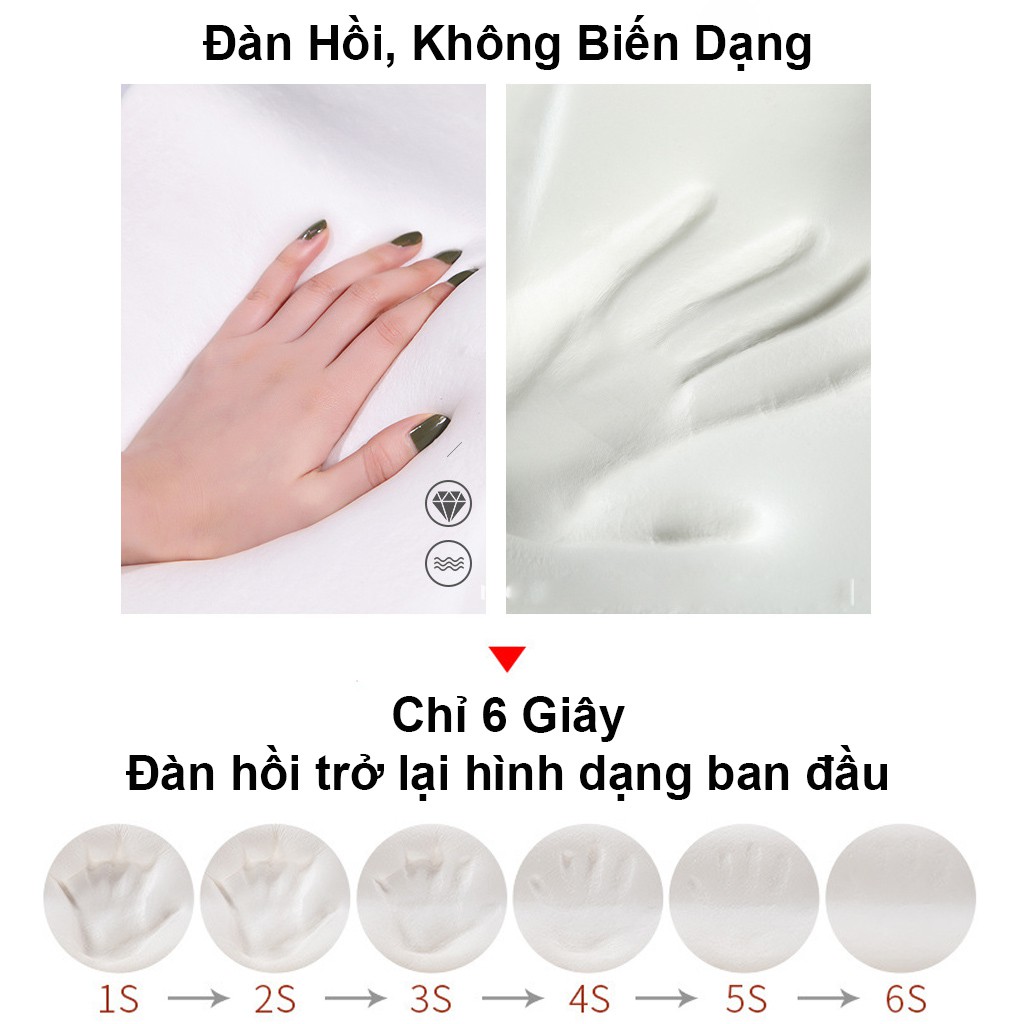 Gối Tựa Đầu Cao Su Non Ô Tô-Tựa Lưng Cao Cấp