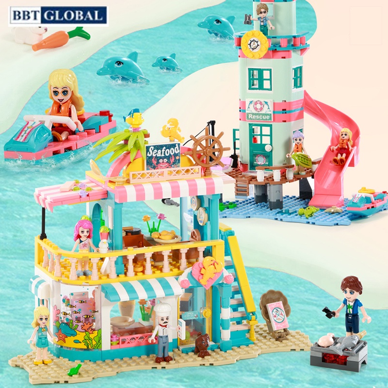 Đồ chơi lắp ráp hình khủng long bé trai và bé gái an toàn BBT GLOABL