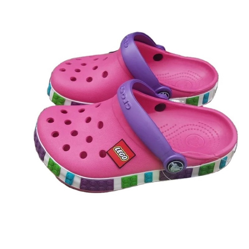 Dép sục bé trai bé gái dư xịn sz 23-36 crocs lego bền đẹp cho bé