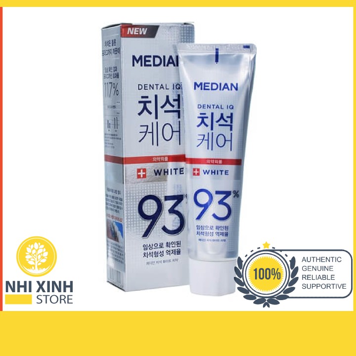 [ĐỦ 4 MẦU] Kem Đánh Răng Median Dental IQ 93 Chính Hãng Hàn Quốc 120g