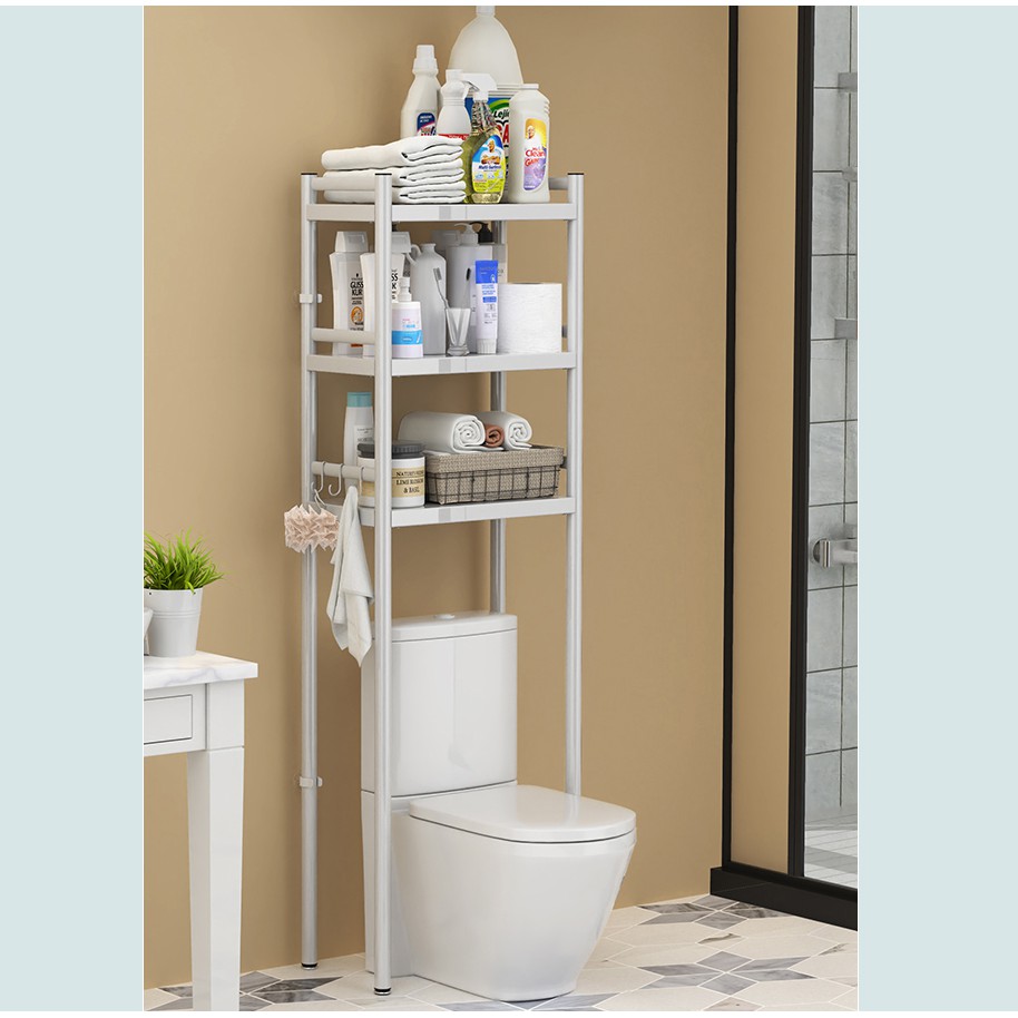 [𝐅𝐫𝐞𝐞𝐬𝐡𝐢𝐩] Kệ Để Đồ Trên Máy Giặt, bồn cầu, toilet bằng Inox cao cấp VANDO