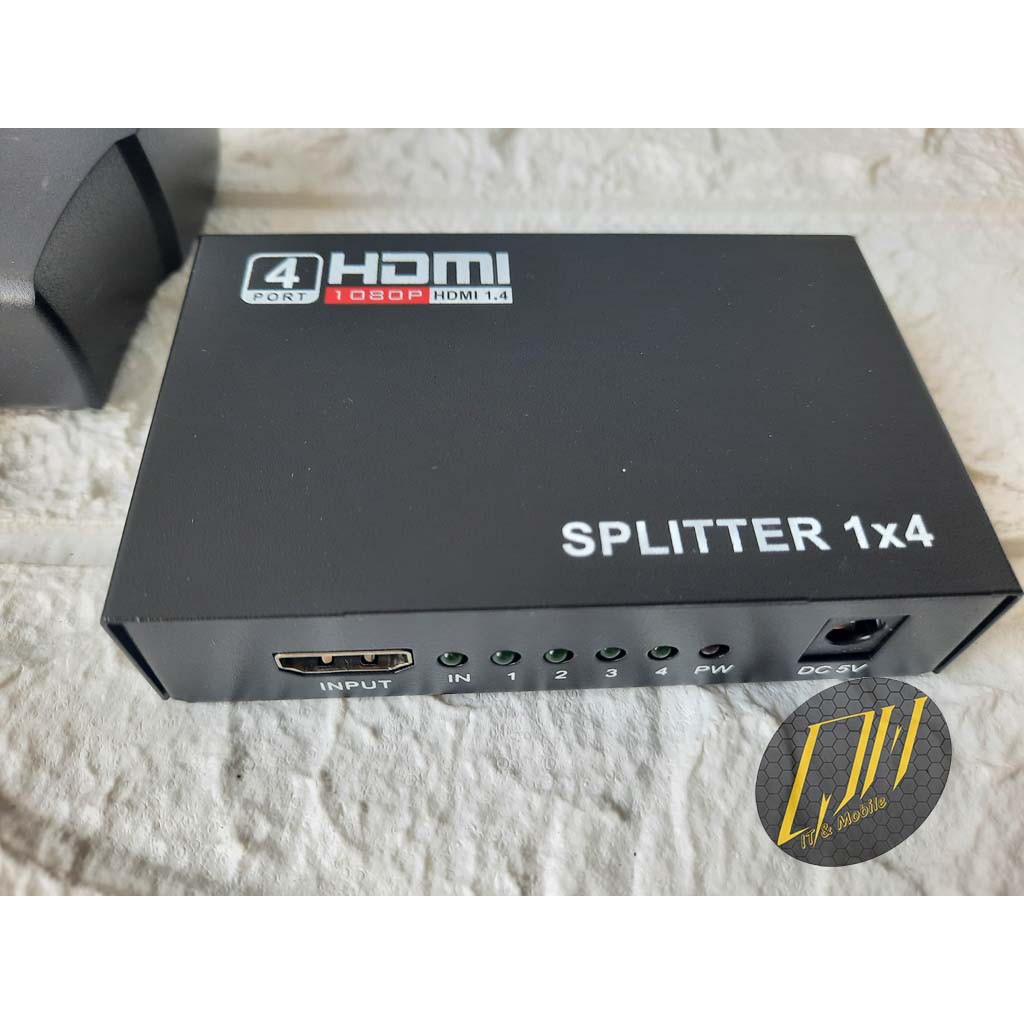 Bộ chia HDMI Splitter 1 ra 4 – HDMI Splitter 1x4 Full HD 1080P 3D