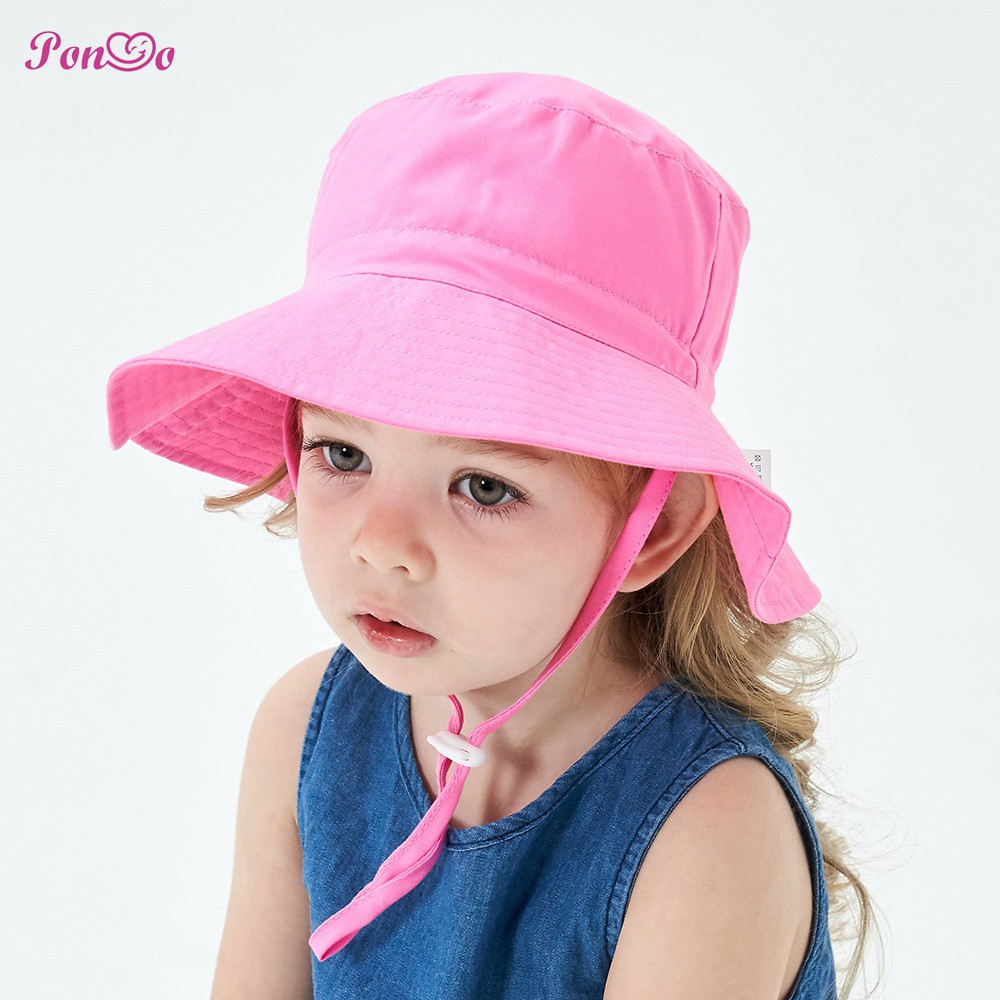 Mũ Bucket Chống Nắng Thoáng Khí Nhanh Khô Dành Cho Bé 0-6 Tuổi