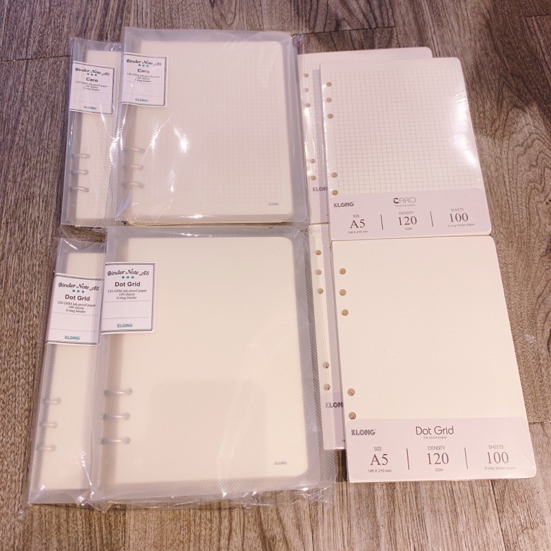 [phần 2] Sổ CARO / DOT GRID hợp ghi chú, trang trí Bujo, làm sổ kế hoạch planner, bullet journal - KLong Việt Nam