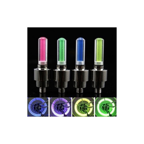 Bộ 2 Đèn Neon LED Thời Trang Gắn Van Xe Đạp, Xe Máy, Xe Hơi
