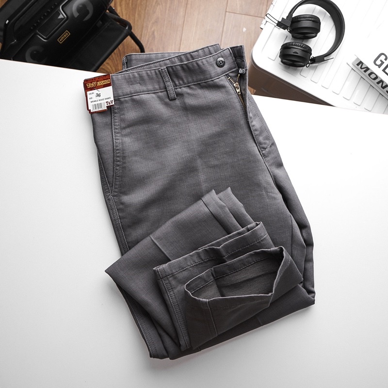 Quần kaki bố sọc cao cấp BIGSIZE < 110kg