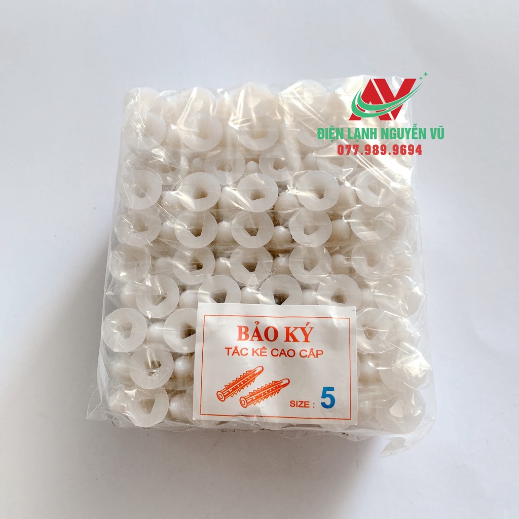 Tắc kê nhựa bảo ký 3, 4, 5, 6
