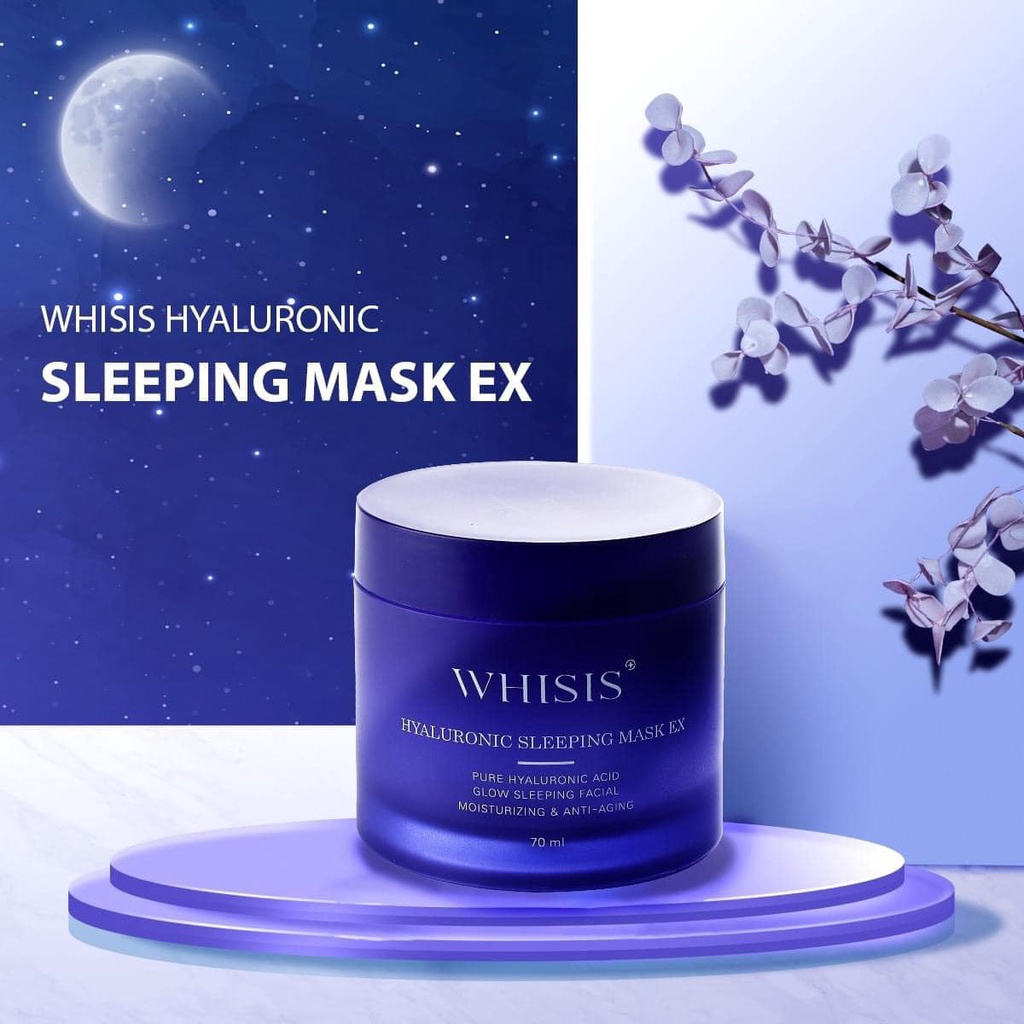 Mặt Nạ Ngủ Cấp Ẩm Chuyên Sâu Chống Lão Hóa WHISIS Hyaluronic Sleeping Mask EX - MP157 - MP158