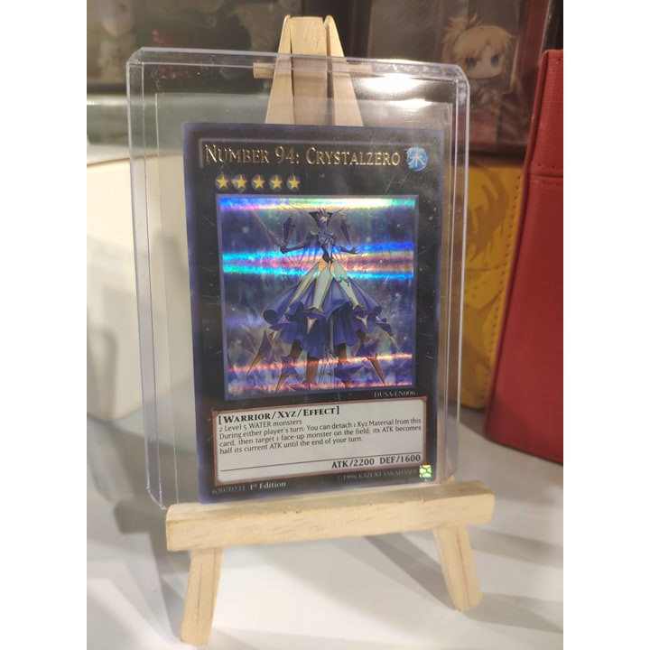 Lá bài thẻ bài Yugioh Number 94 Crystalzero - Ultra Rare - Tặng bọc bài nhựa bảo quản