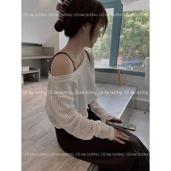 set áo lưới váy 2 dây 2058