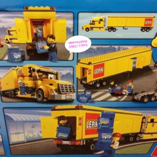 Xếp hình Xe container chở hàng mã số 02036