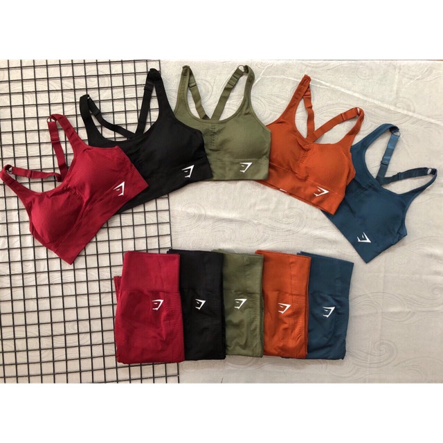 SET BỘ GYMSHARK MẪU MỚI SIÊU ĐẸP