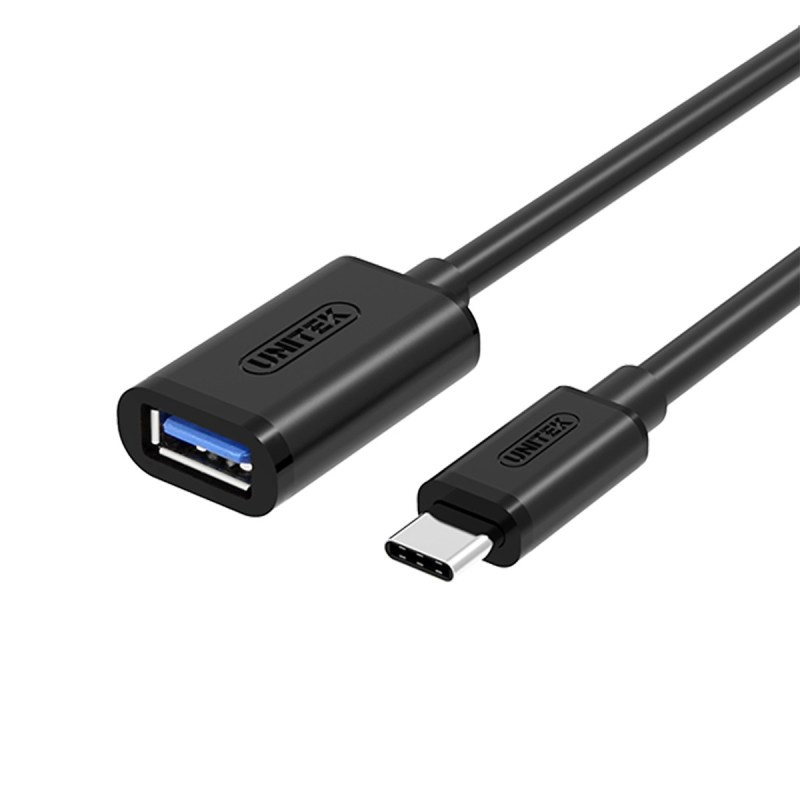 Cáp Type-C -&gt; Usb 3.0 Lỗ Unitek Y-C476BK