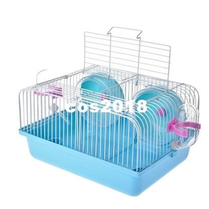 Lồng Hamster ngăn đôi  Full Phụ Kiện cho Hamster, sóc