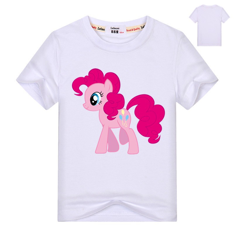 Áo thun ngắn tay in hình hoạt hình My Little Pony dành cho trẻ em