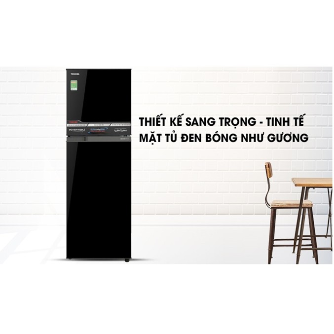 Tủ lạnh Toshiba Inverter 233 lít GR-A28VM (UKG) chính hãng