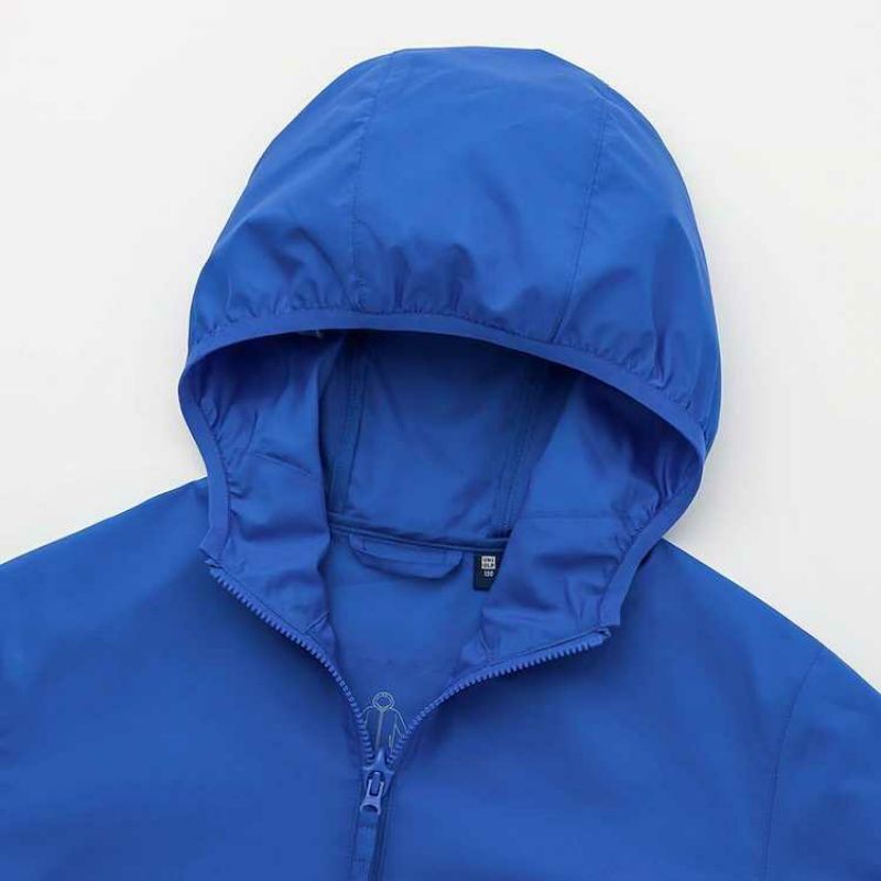 Áo gió UNIQLO-  Áo gió Trẻ em một lớp bỏ túi Kids Pocketable Parka -sz110-150