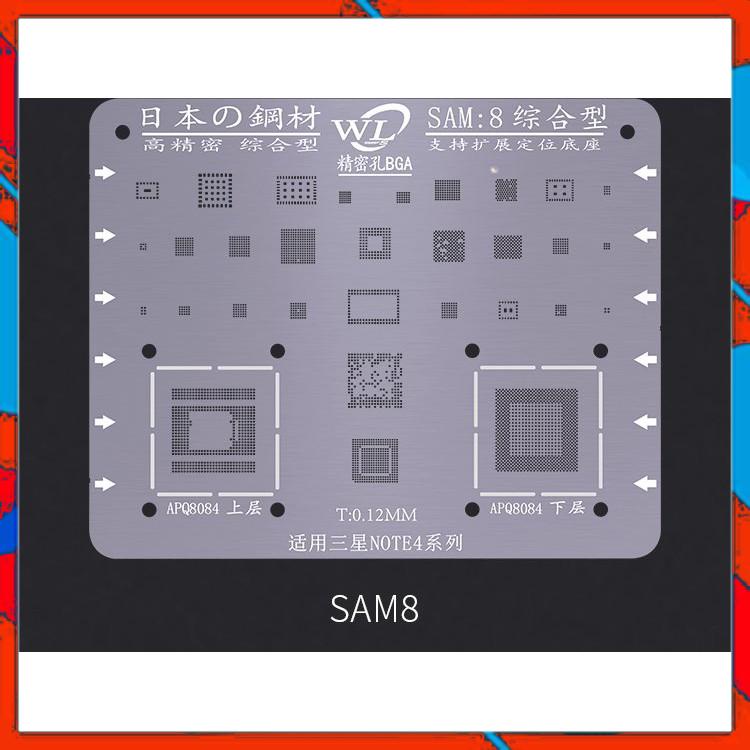 Vỉ làm chân SAM 8 Full IC Samsung NOTE 4