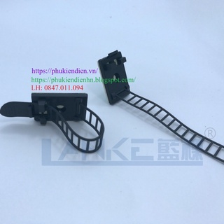 Đế dán rút buộc dây điện-Adjustable Cable Clamp (10 cái)