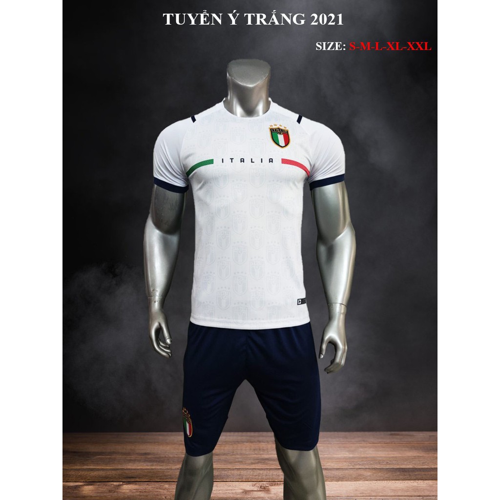 Quần áo bóng đá Đội tuyển Ý màu Trắng mùa giải 21-22Jersey