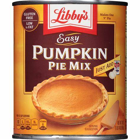 Bí Ngô Bí Đỏ Không Gluten Ít Béo Easy Pumpkin Pie Mix Libby's 850g
