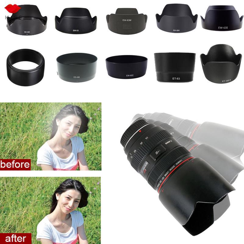 Nắp đậy ống kính máy ảnh màu đen kasa Canon ew-53 cho Canon ew-53
