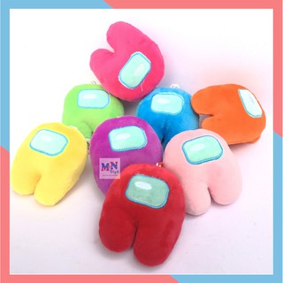 Gấu Bông Among Us nhiều màu gắn móc khóa