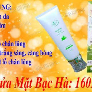SỮA RỬA MẶT TINH CHẤT BẠC HÀ
