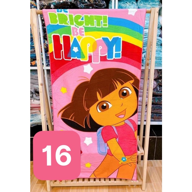 Khăn choàng hoạt hình Thái Lan size lớn - link 1