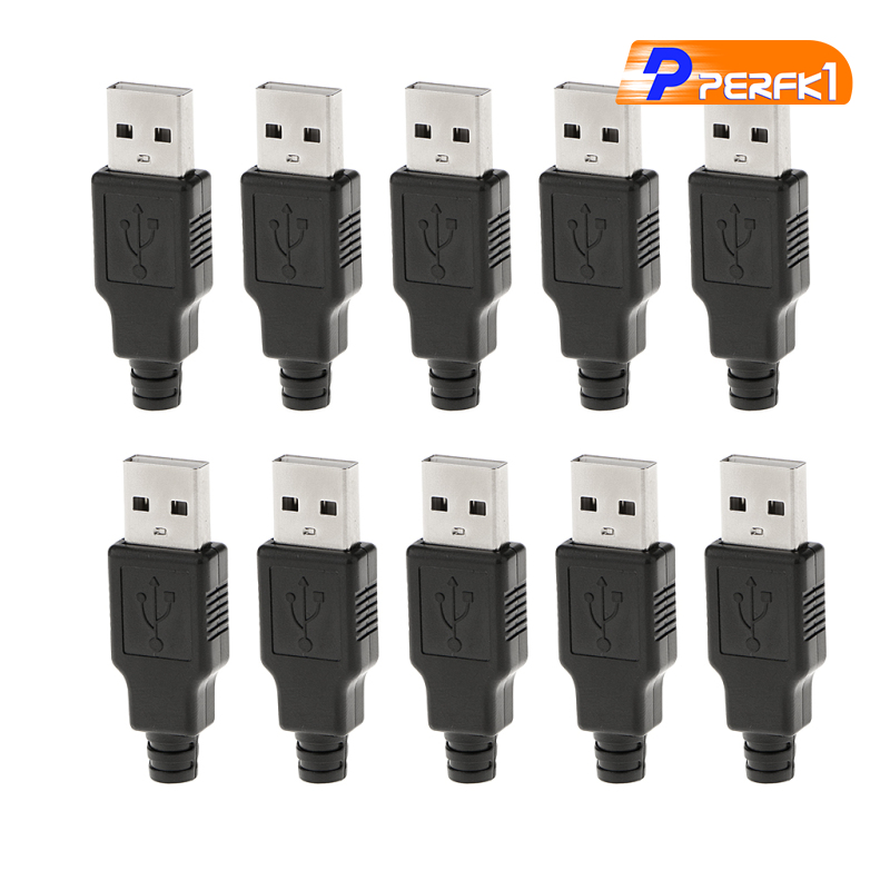 Set 10 Đầu Nối Usb 2.0 Loại A 4 Pin Tiện Dụng