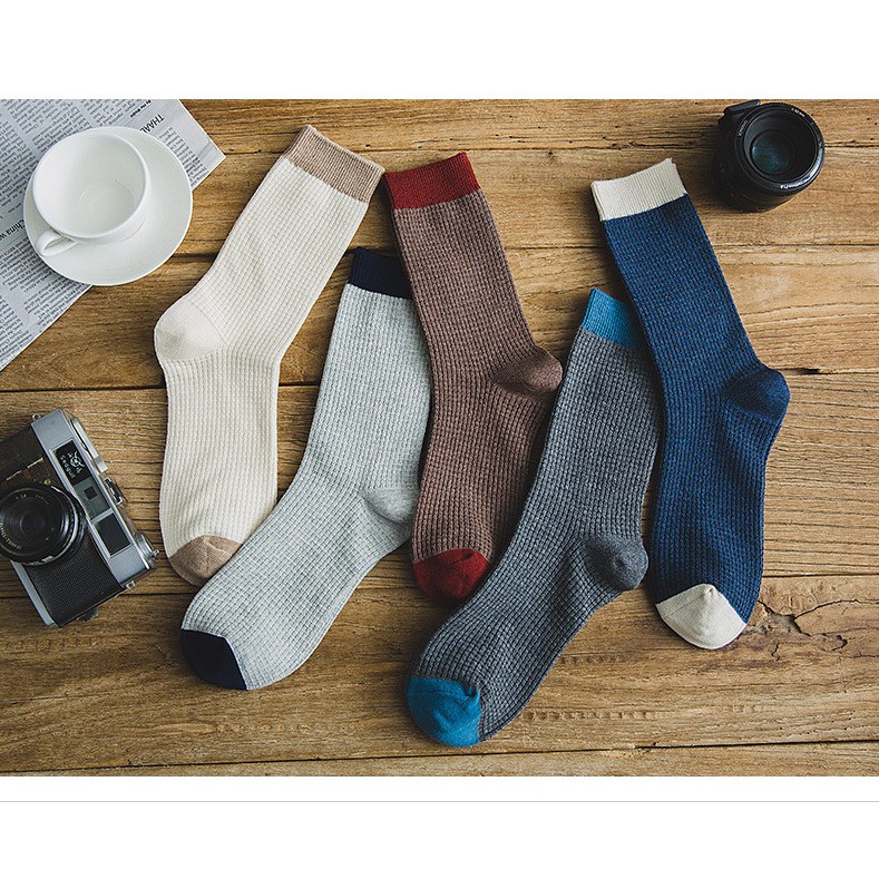 [NEW FREESHIP TỪ 50K] TẤT NAM CỔ CAO CHẤT SỊN ĐẸP