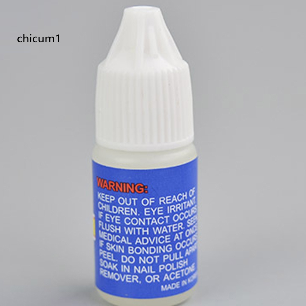 [Hàng mới về] Keo dán móng giả trong suốt đính đá long lanh dễ sử dụng 3g