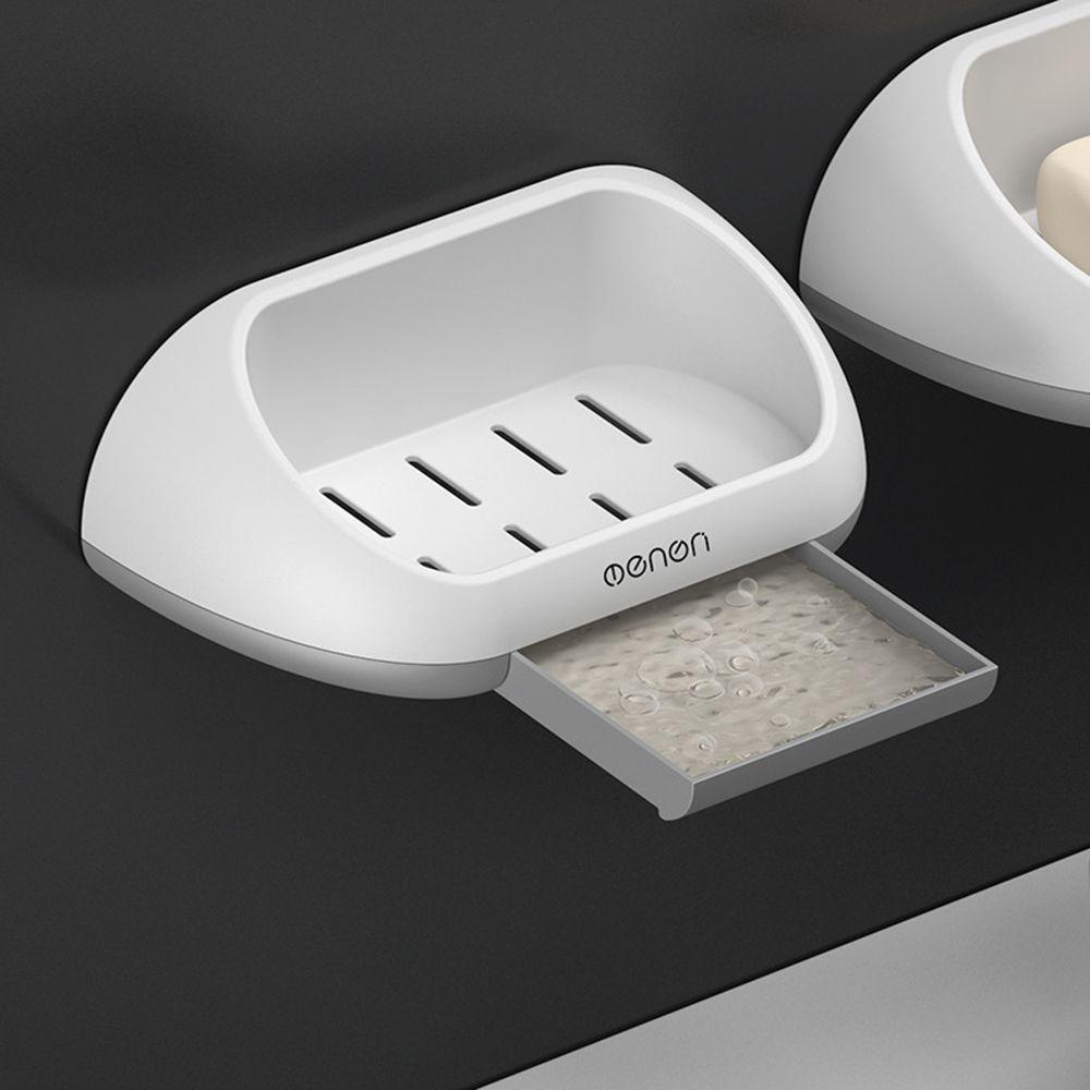 Khay Đựng Xà Phòng 1 Ngăn Có Giác Hút Gắn Tường Tiện Dụng