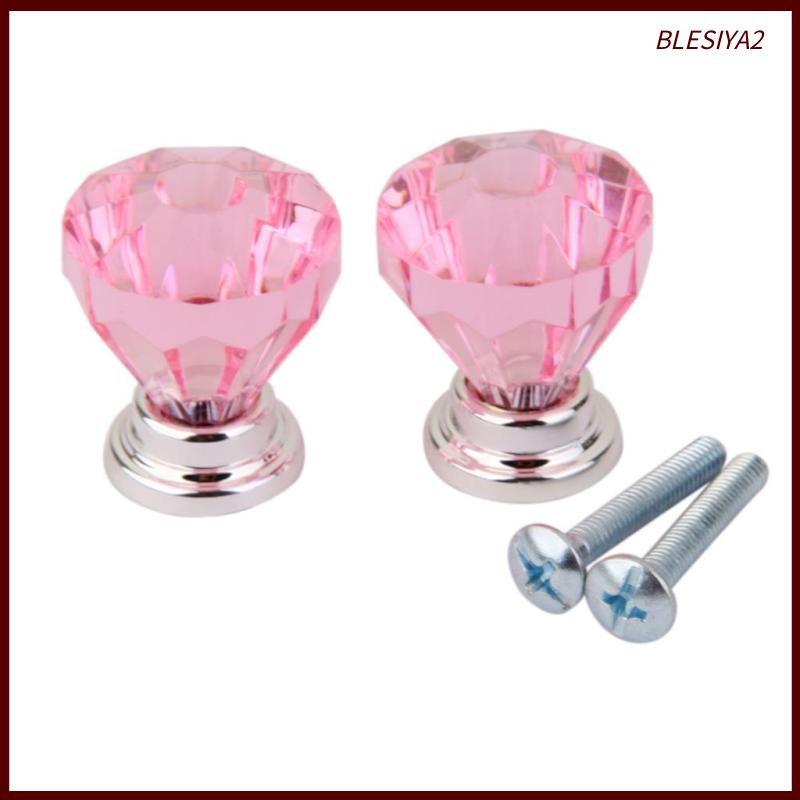 Set 2 Tay Nắm Ngăn Kéo Tủ Đính Pha Lê