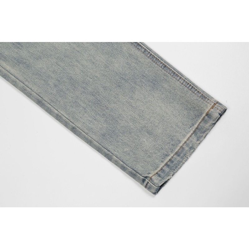 Quần jeans Fear Of God belted indigo denim jeans