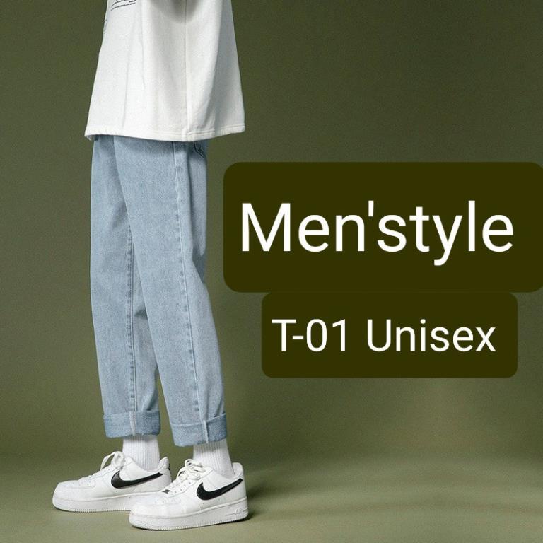 Quần Baggy Jean unisex - Dáng suông rộng -Top xu hướng 2023