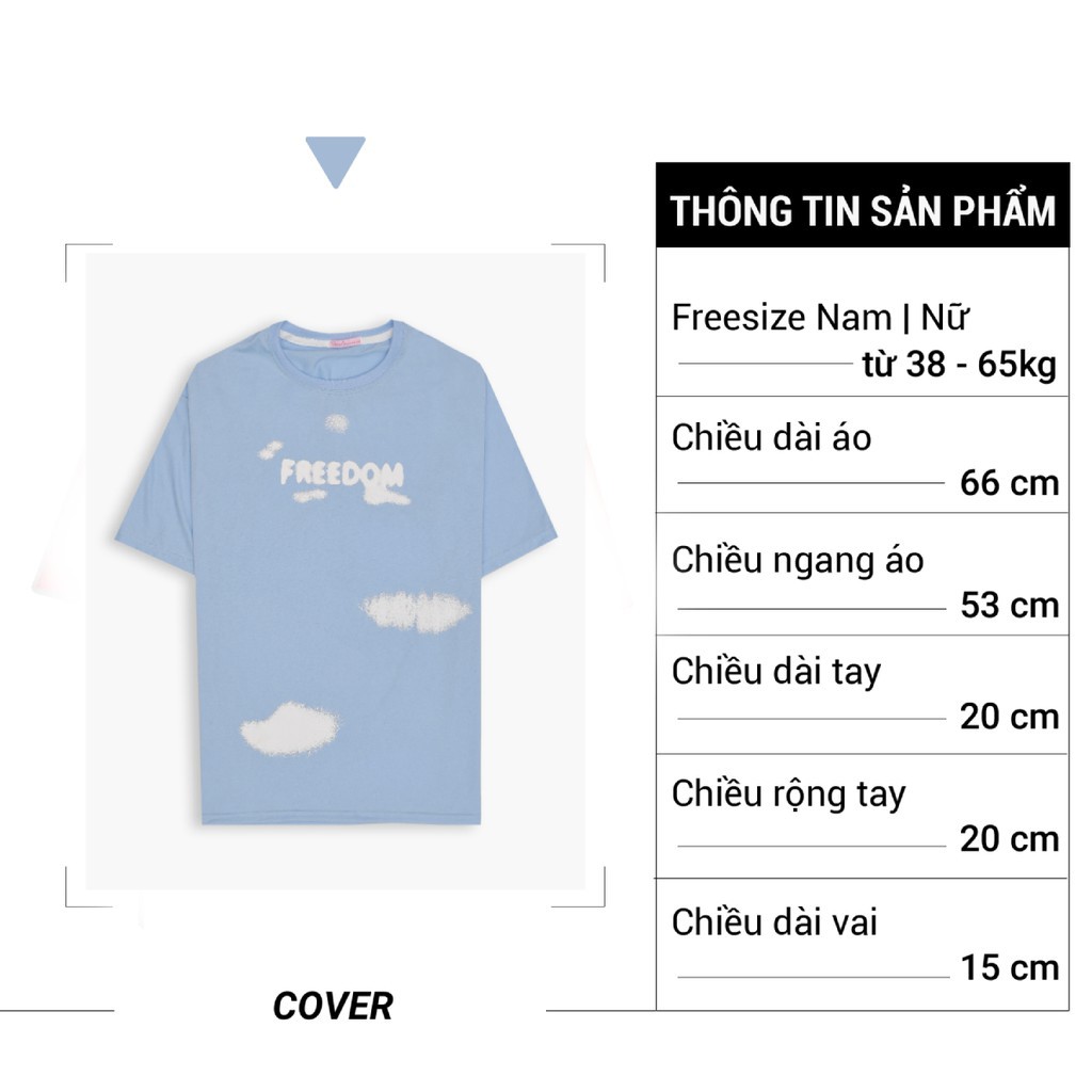 Áo thun tay lỡ basic nam nữ Form rộng, áo phông Unisex Free Size FreeDom Chất loại 1 - VERA | BigBuy360 - bigbuy360.vn