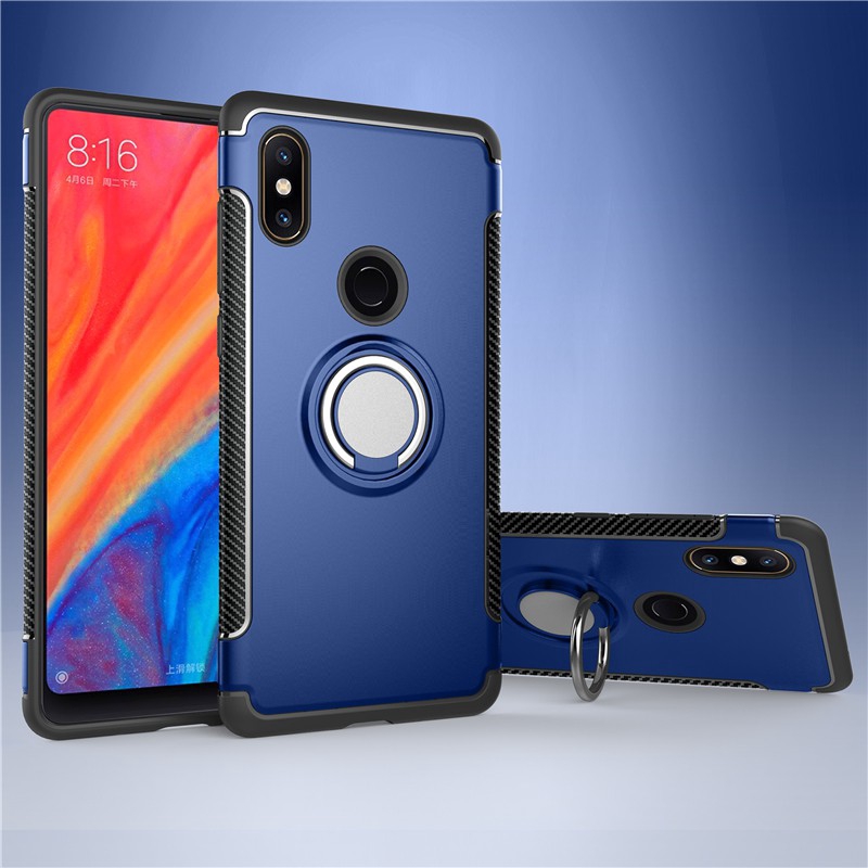 Ốp Lưng Xiaomi Mix 2 2s / Mix 3 / Max 3 / Pocophone F1 Có Vòng Khuyên Đỡ Điện Thoại Và Nam Châm